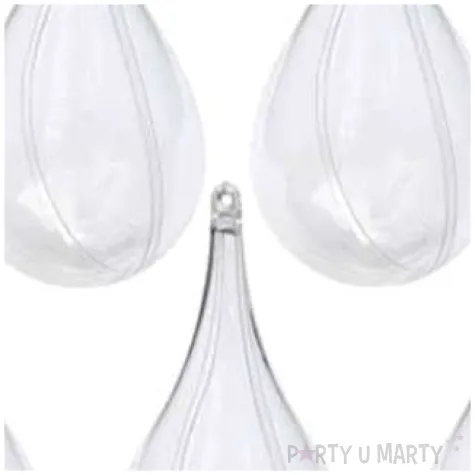 ozdoby choinkowe kropelki akrylowe aliga 12 cm 5 szt