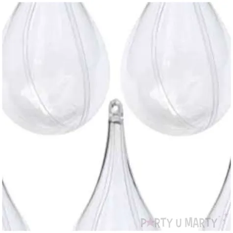 ozdoby choinkowe kropelki akrylowe aliga 18 cm 5 szt