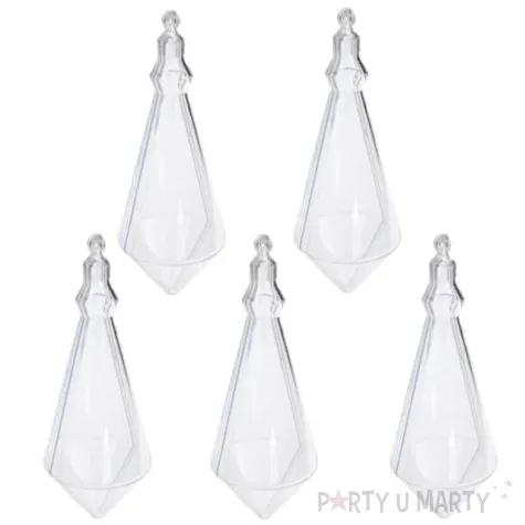ozdoby choinkowe krysztalki akrylowe aliga 14 5 cm 5 szt