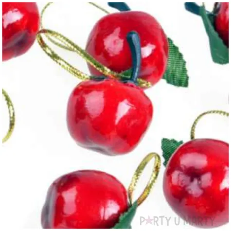 ozdoby choinkowe rajskie jabluszka arpex 8 szt