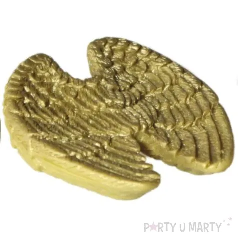 ozdoby choinkowe skrzydla anielskie zloty titanum 2 szt