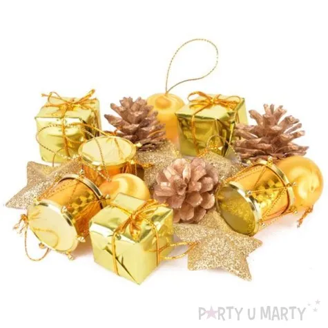 ozdoby choinkowe swiateczny mix 16 zloty arpex