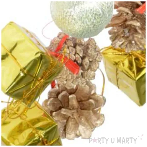 ozdoby choinkowe swiateczny mix 9 zloty arpex