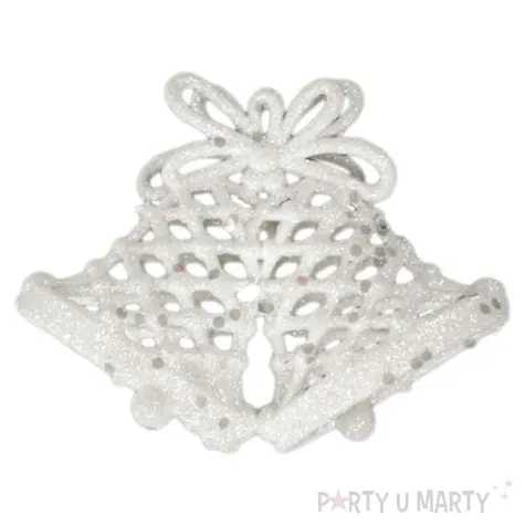 ozdoby wiszace dzwonki brokatowe titanum 1 szt