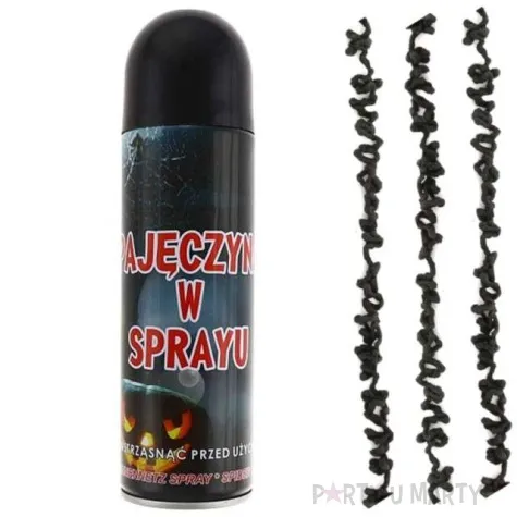 pajeczyna w sprayu czarna 250 ml
