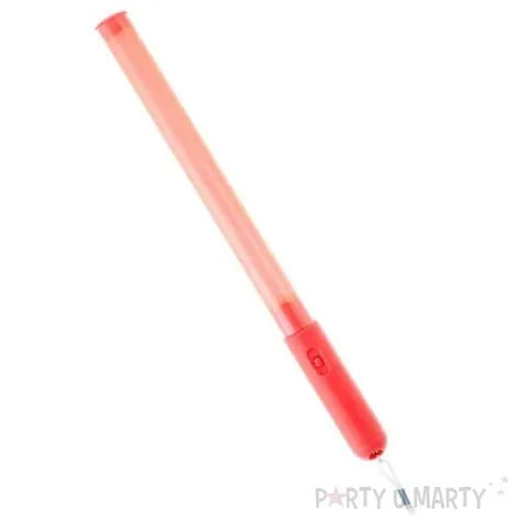 paleczka party lumo swiecaca czerwona 25 cm