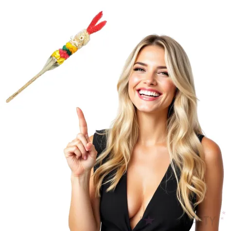 palma wielkanocna zajaczek jasny z czerwonymi uszami arpex 40cm