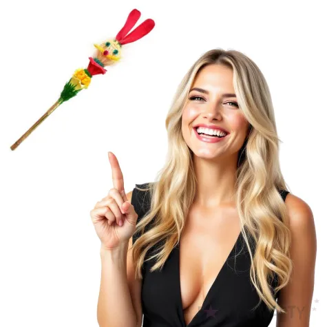 palma wielkanocna zajaczek xl z czerwonymi uszami arpex 60cm