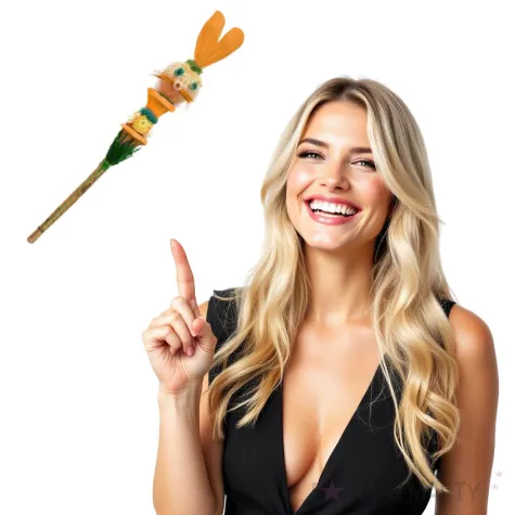 palma wielkanocna zajaczek xl z pomaranczowymi uszami arpex 60cm