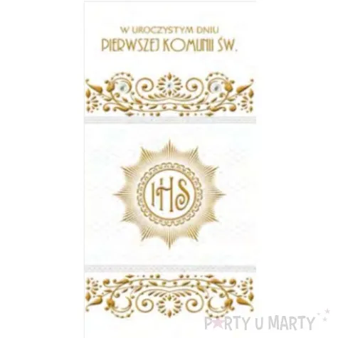 pamiatka i komunia sw hostia i ornamenty pol maki 21x10 5cm