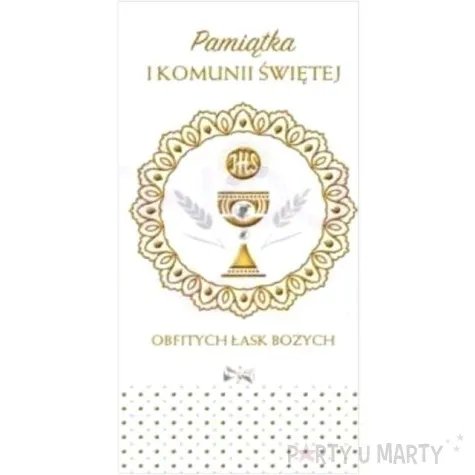 pamiatka i komunia sw hostia w okregu pol maki 21x10 5cm