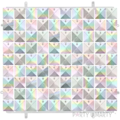 panel dekoracyjny 3d przezroczyste tlo zaczep opalizujacy godan 30x30 cm