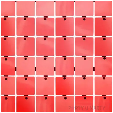 panel dekoracyjny cekinowy czarne tlo czerwony godan 30 x 30 cm