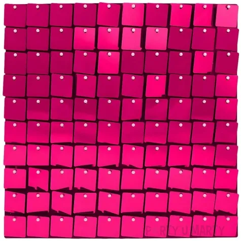 panel dekoracyjny cekinowy czarne tlo fuksja godan 30x30 cm