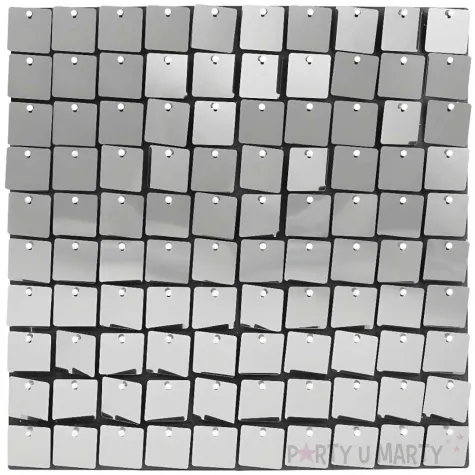 panel dekoracyjny cekinowy czarne tlo grafitowy godan 30x30 cm