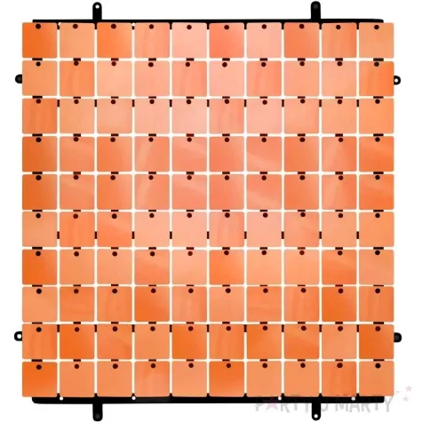 panel dekoracyjny cekinowy czarne tlo miedziany godan 30 x 30 cm