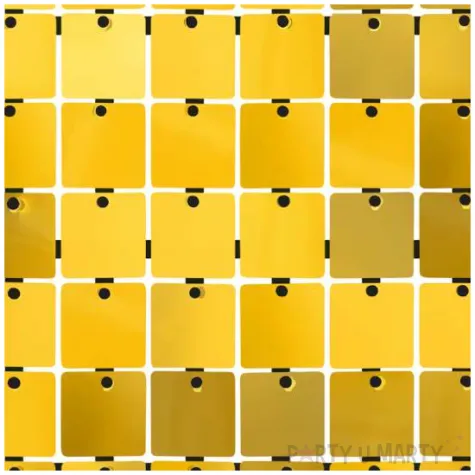 panel dekoracyjny cekinowy czarne tlo zaczep zloty godan 30x30 cm