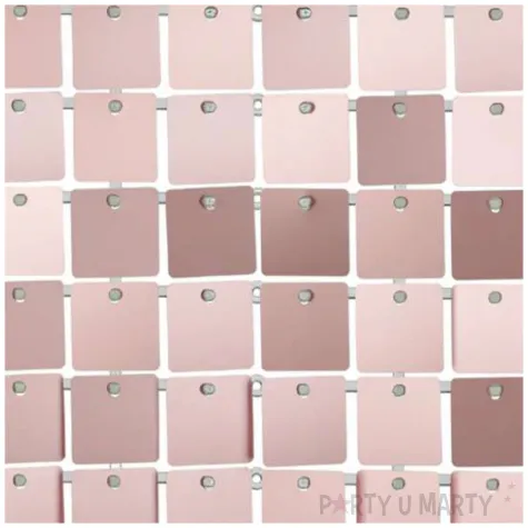 panel dekoracyjny cekinowy rose gold partydeco 30 x 30 cm