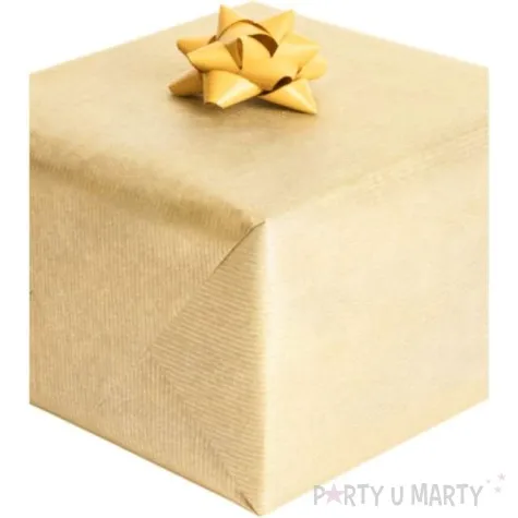 papier do pakowania kraftowy zloty maki 70x200 cm