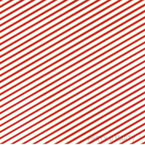 papier do pakowania paski bialo czerwony partydeco 70x200 cm