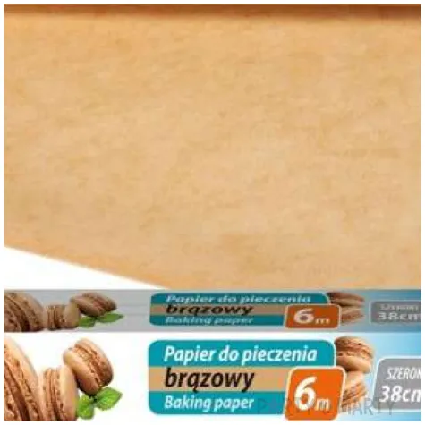 papier do pieczenia classic arkusze brazowy ravi 38 cm x 6 m
