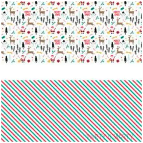 papier ozdobny merry christmas mix partydeco 2 szt