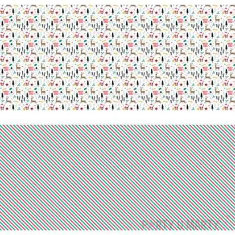 papier ozdobny merry christmas mix partydeco 2 szt