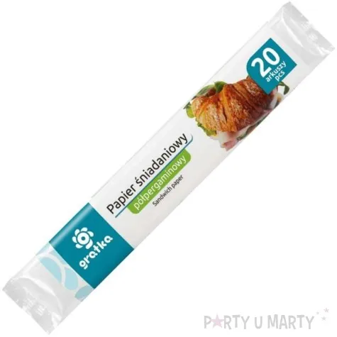 papier sniadaniowy gratka bialy ravi 23x33 cm 20szt