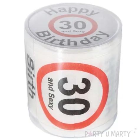 papier toaletowy 30 and sexy na urodziny