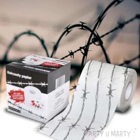 papier toaletowy drut kolczasty