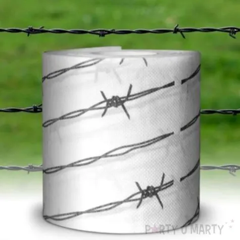 papier toaletowy drut kolczasty