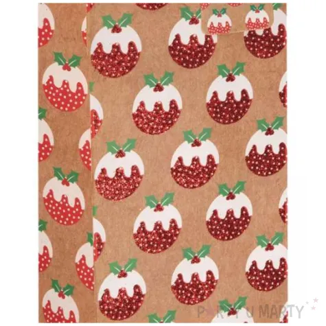 papierowa torebka prezentowa bombki torba na prezenty swiateczne 12 5 x 34 5 x 10 cm