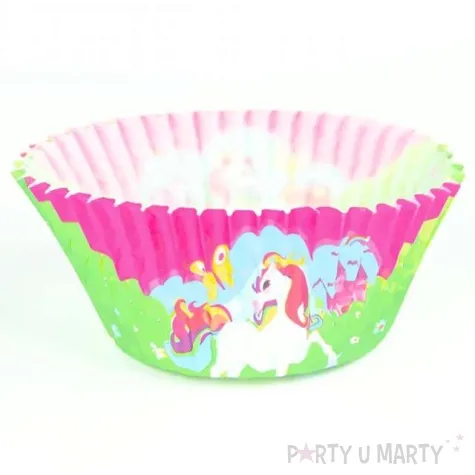 papilotki do muffinek jednorozce partypal 50 szt