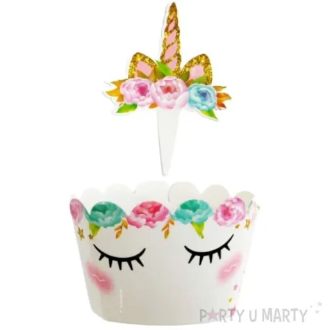 papilotki do muffinek jednorozec unicorn jix 6 szt