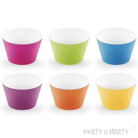 papilotki do muffinek potworki zestaw partydeco