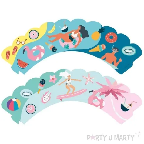 papilotki do muffinek summer lets party godan 6 szt