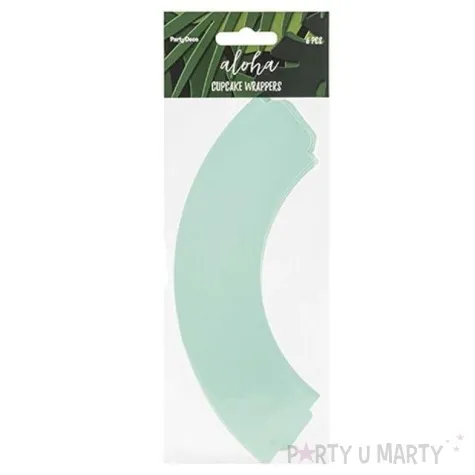 papilotki na muffinki aloha 6 szt