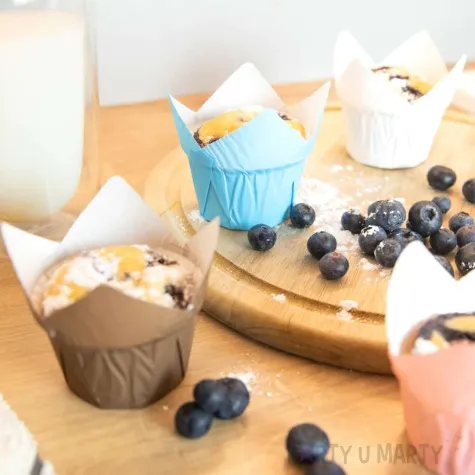 papilotki na muffinki classic bialy partypal 20 szt