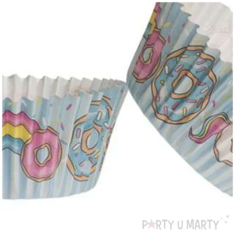 papilotki na muffinki fast food dekora 25 szt