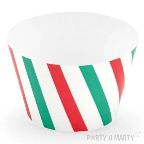 papilotki na muffinki merry xmas partydeco 6 szt