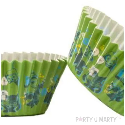 papilotki na muffinki minionki dekora 50 szt