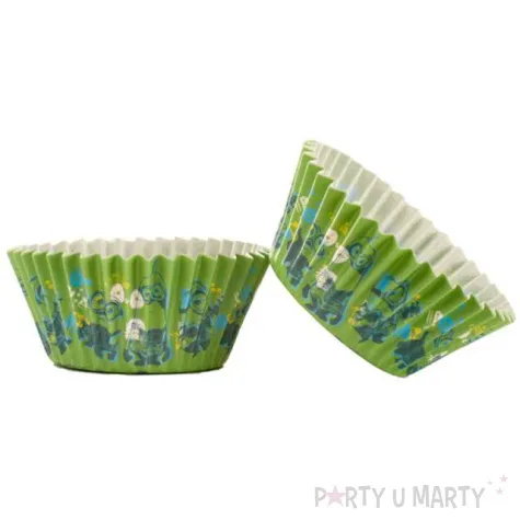 papilotki na muffinki minionki dekora 50 szt