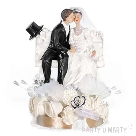 para mloda na tort 13 cm krem 1 szt