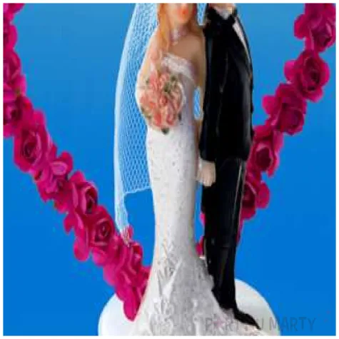 para mloda na tort 15 cm kremowa 1 szt