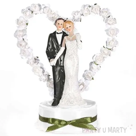 para mloda na tort 16 cm biala 1 szt