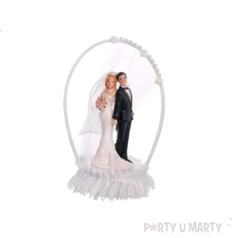 para mloda na tort 18 cm biala 1 szt