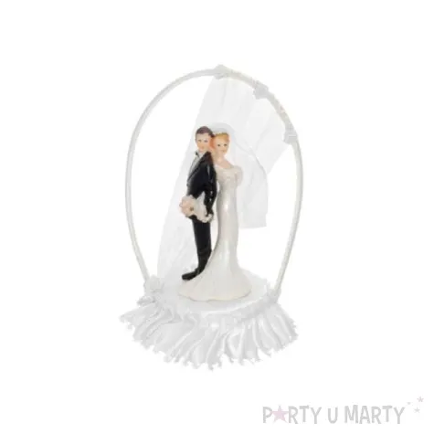 para mloda na tort 18 cm biala 1 szt