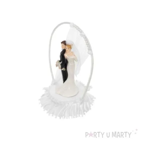 para mloda na tort 18 cm biala 1 szt