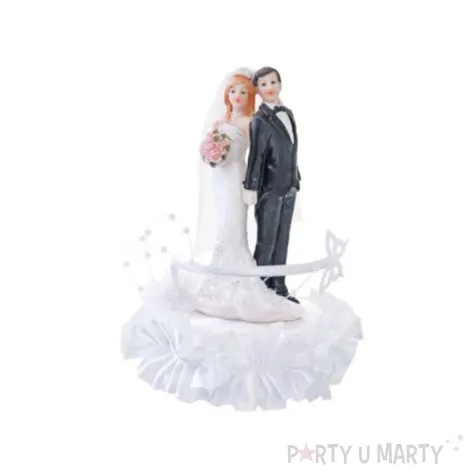 para mloda na tort 18 cm biala 1 szt