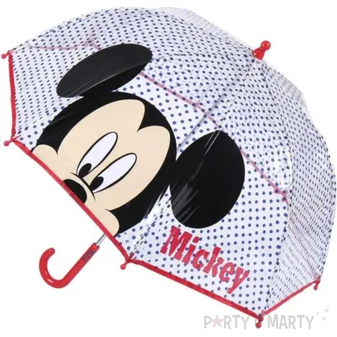 parasol myszka mickey czerwony cerda
